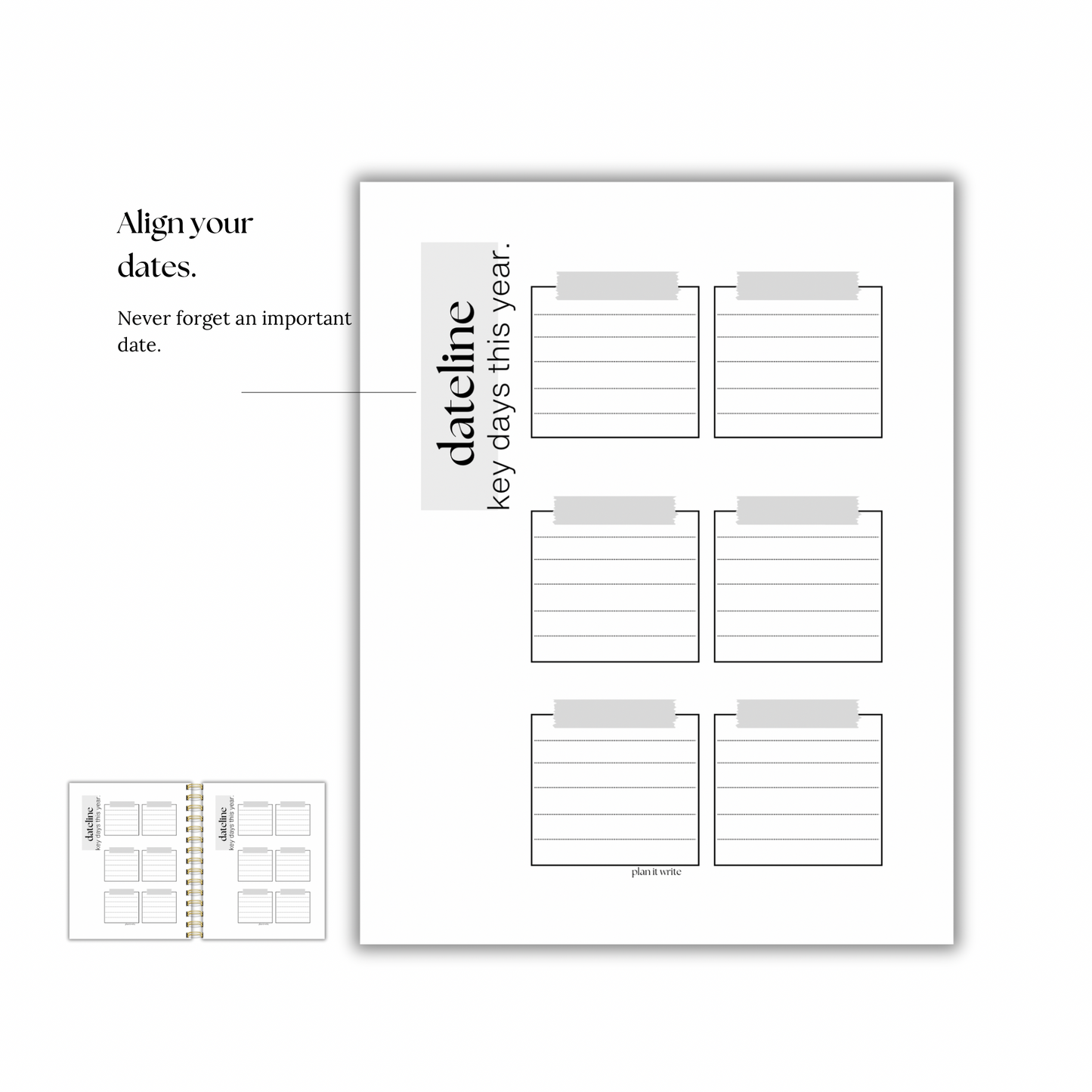 TWO TASKS TODAY PLANNER | FERN GREEN