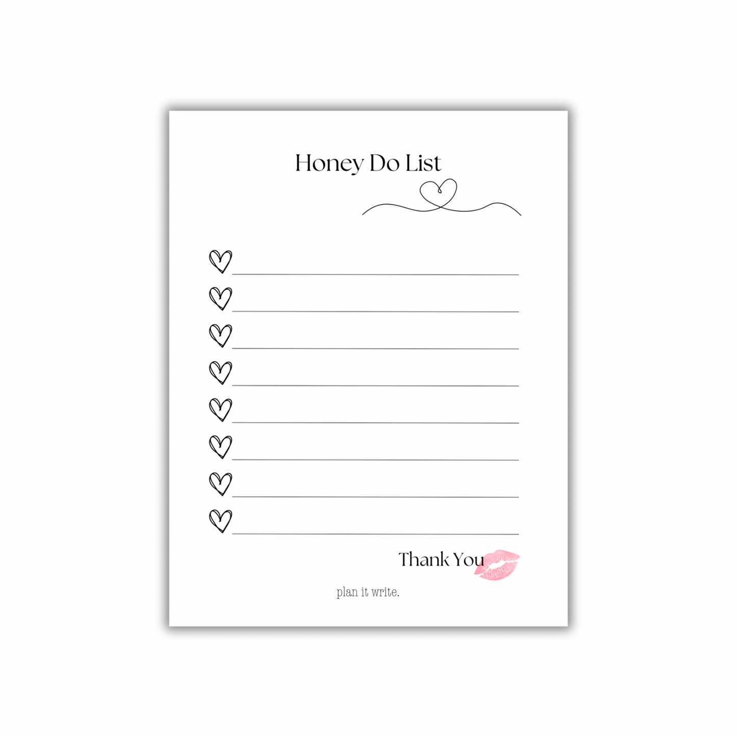 Honey Do List Notepad