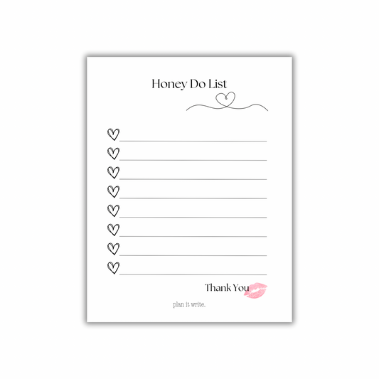 Honey Do List Notepad