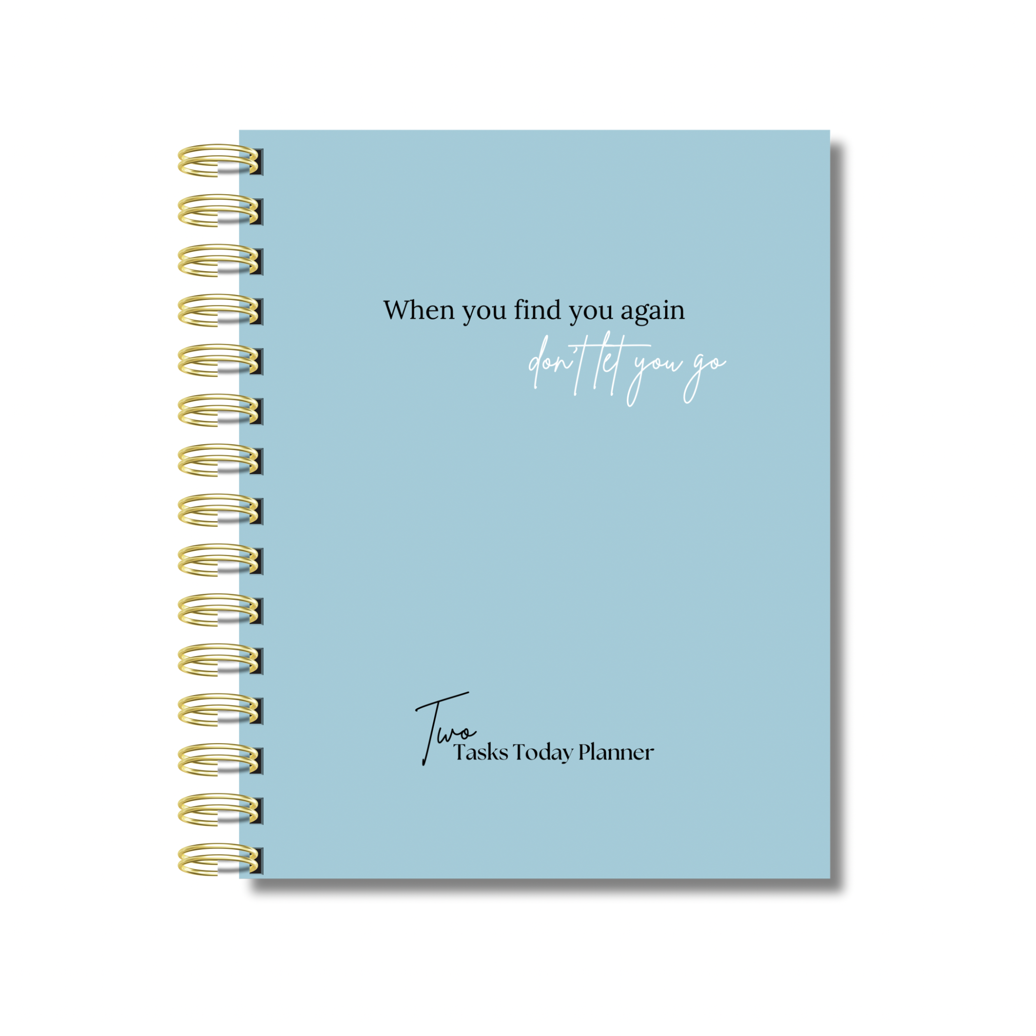 DISC BOUND | TWO TASKS TODAY PLANNER | WINTER SKY