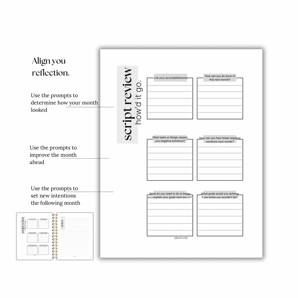 DISC BOUND | TWO TASKS TODAY PLANNER | WINTER SKY