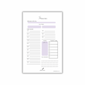 Two Tasks Undated Daily Notepad A5