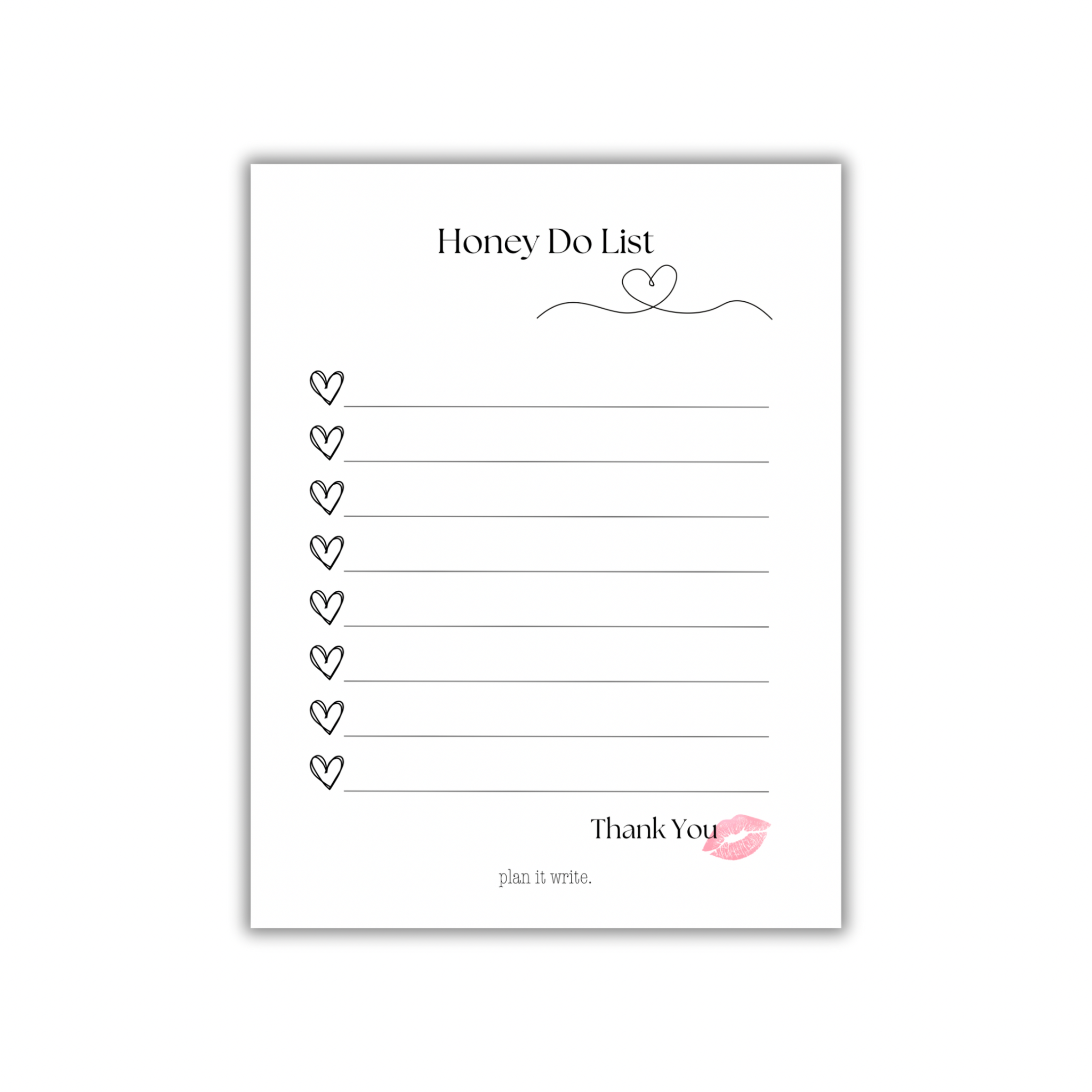 Honey Do List Notepad