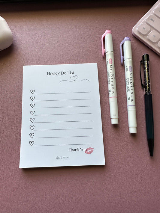 Honey Do List Notepad